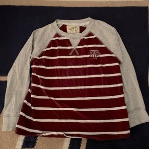 Texas A&M boys long sleeve tee